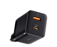 BASEUS sieciowa Super Si Pro Quick Charger 1xUSB 1xUSB-C 30W (czarna) CCSUPP-E01 - 1194211 - zdjęcie 4